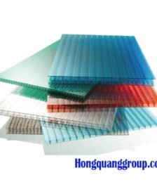 Tấm nhựa polycarbonate  rỗng ruột - Hồng Quang Group - Công Ty CP Đầu Tư Thương Mại Và Xây Dựng Hồng Quang
